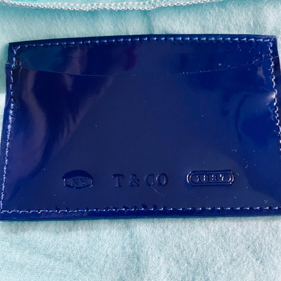 Tiffany & Co Patent Leather Card Case new with box - Picture 4 of 5